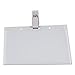 UNV56006 - Deluxe Clear Badge Holder w/Garment-Safe Clips