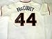 Willie McCovey Autographed/Hand Signed San Francisco Giants Jersey with HOF 86 Inscription