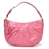 COACH SOHO PLEATED ROSE PATENT HOBO BAG #13750
