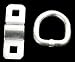 10 HD 3/8 Wall Mount D Rings Car Hauler Utility Trailer