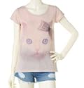 (ダズリン)DAZZLIN CATプリントTシャツ