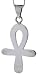 Sterling Silver 1 1/ Polished Ankh Cross Pendant