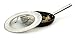 RSVP Endurance Stainless Steel Universal Lid with Glass Insert, Fits pans 7