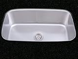 Undermount 16 Gauge Stainless Steel Single Bowl Kitchen Sink