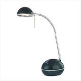 Lite Source Black Gooseneck Touch Switch Desk Lamp