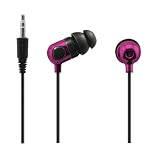 Sentry HO643 Noise Reduction In-Ear Headphones (Pink)
