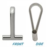 Silver Tone Horizontal Pin Converter Convert Brooch To A Pendant