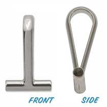 Silver Tone Horizontal Pin Converter Convert Brooch To A Pendant