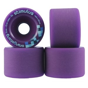 ORANGATANG Longboard Wheels STIMULUS 70mm 83A, Set of 4, Purple On Sale