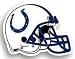Indianapolis Colts 12 Helmet Car Magnet