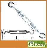 50個入 枠式ターンバックル メッキ付 3分 200～310mm ダンボール箱入り