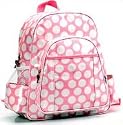 Pink polka dot backpack rucksack for children Tantrums range by Lulu