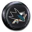 San Jose Sharks Black Spare Tire Cover - Hockey Sports Merchandise