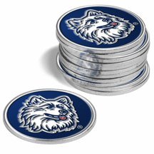 Connecticut Huskies Golf Ball Marker Pack)