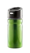 Stainless Steel Thermal Water Bottle - 12 oz Hula Green with Pop Lid