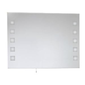 Eglo 86129A Mirror, Chrome, 10-Light Wall Light Fixture by 