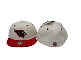 Arizona Cardinals Black / Black Fitted Flat Brim Hat / Cap 7 1/8