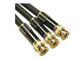 Cables To Go 50Ft Sonicwave Bnc Component Video Cable Charcoal Connector Gender Male