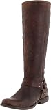 FRYE Women's Phillip Harness Tall Knee-High Boot,Dark Brown,8 M US