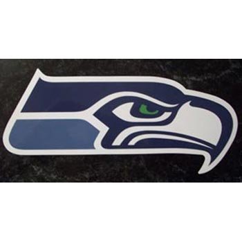 Seattle Seahawks Team Logo NFL Car Magnet (Quantity of 1)