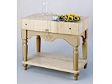 John Boos & Co. American Heritage Collection Useful Gray Stain Calais 42x24x7-in.