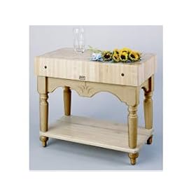 John Boos and Co. American Heritage Collection Useful Gray Stain Calais 42x24x7-in. by John Boos