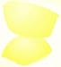 Oakley Flak Jacket Yellow accessory lenses (Custom Made) Vivid Yellow Tinted