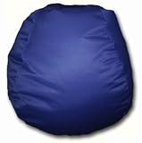 Sunbrella Indoor/Outdoor Bean Bag Chair in Navy Blue