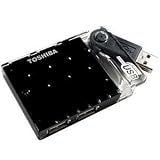 Toshiba PA1368U-1NHB USB 2.0 Mini 4-Port Hub (Black)