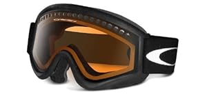 Oakley Unisex-Adult L Frame Snow Goggle(Black,Persimmon)