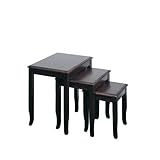 Home Star Merlot Collection 3-Piece Nesting Tables