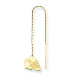 14K Arizona Cardinals Helmet Threader Earring