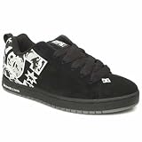Dcshoe Co Court Graffik - 10 Uk - Black & White - Suede