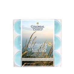 Colonial Candle Seagrass Tealight Box of 9 Tealights