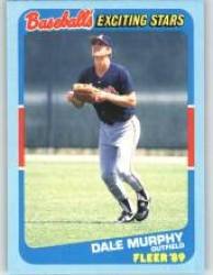 1989 Fleer Exciting Stars #33 Dale Murphy - Atlanta Braves (Baseball Cards)