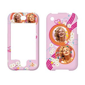 Fits Apple iphone Cell Phone Snap on Protector Faceplate Cover Housing Hard Case - Marilyn Monroe 005