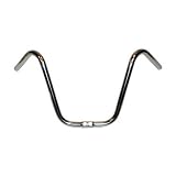 Wald 880 Hi-Rise Cruiser Bike Handlebar (23.25-Inches, Chrome, 10.5-Inch Rise)