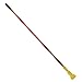 Rubbermaid FGH24600RD00 60" Gripper Wet Mop Handle - 5" Headbands, Fiberglass/Plastic, Red
