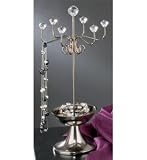 12 Arm Black Plated Jewelry Stand Organizer Display