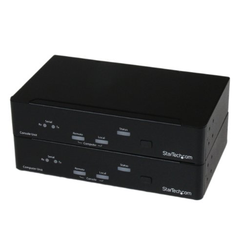 StarTech.com SV565FXDUSA USB DVI KVM Console Extender with Serial and Audio Over MM Fiber - 2km