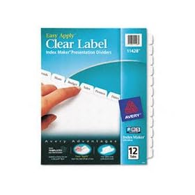 Buy Index Maker Clear Label Divider now!