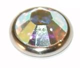 Dermal Replacement Head 5mm AB Gemstone 14 Gauge Dermal Piercing