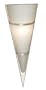 Eglo  87791A Pascal-1,  Nickel/Frosted Opal, 1-Light Wall/Ceiling Light Fixture
