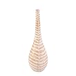 Handmade Peach and Ivory Terracotta Vase