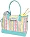 Debbie Macomber Floral Striped Tote