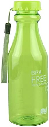 550ml BPA Free Bicycle Sports Unbreakable Plastic Water Bottle (Green)