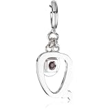 ELLE Jewelry Charms Q Initial Sterling Silver 