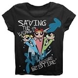 Power Puff Girls Saving the World Girls Tee