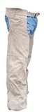 Light Brown Distressed Leather Chaps - Leatherbull (Free U.S. Shipping)