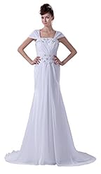 Acrylic/Charmeuse/Chiffon Cap Sleeves Evening Dress 